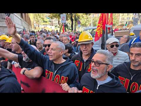 Video DIRETTA - Sciopero nazionale ex Ilva, lavoratori in piazza verso la prefettura di Genova