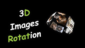 3D Images Rotation | 3D Animation Using HTML & CSS |  3D Div Rotation | 3D Animation