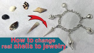 How to change Real shells to Bracelet | Primarose Silver Jewelry Factory | How to make Jewelry