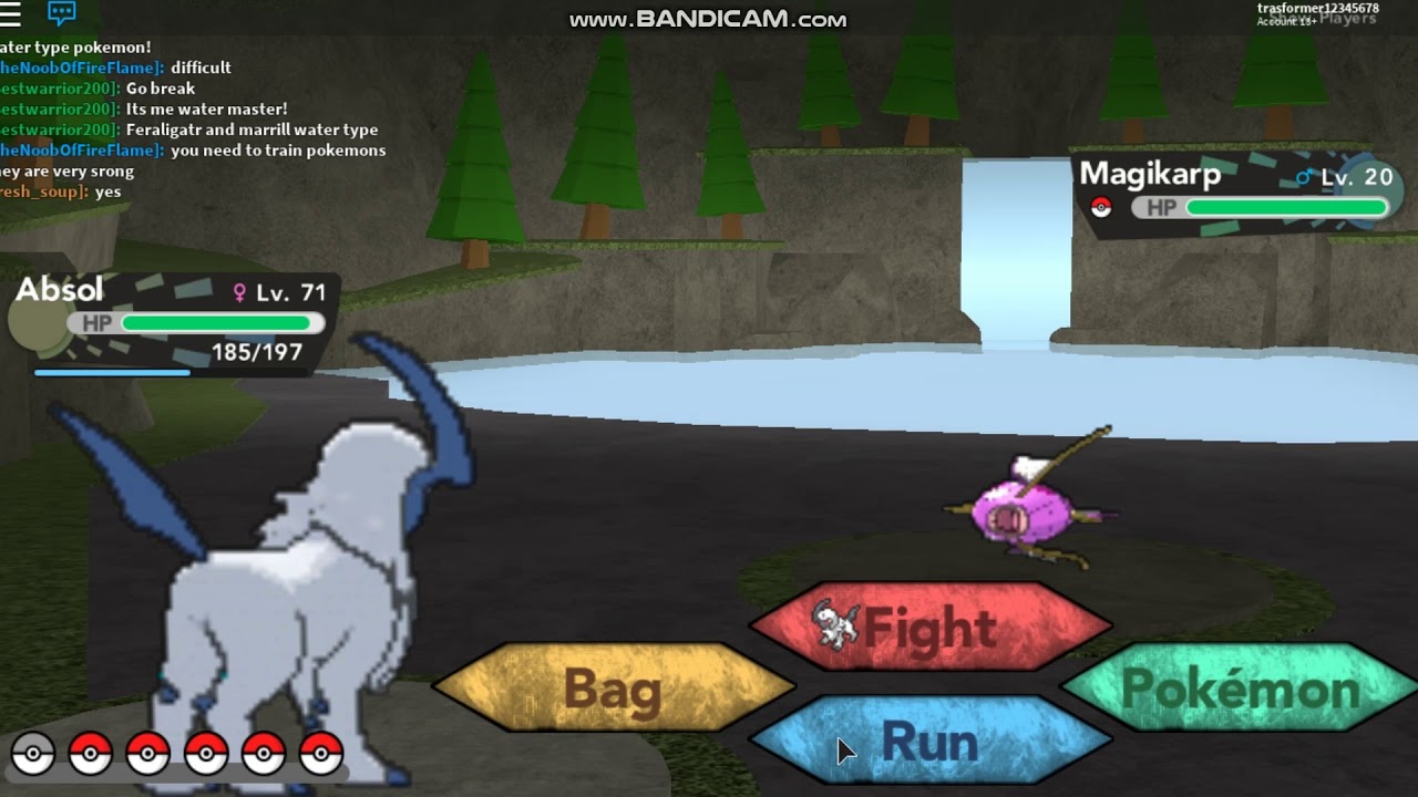 Pokemon Brick BronzeFishing in Bobs Magikarp Pond YouTube