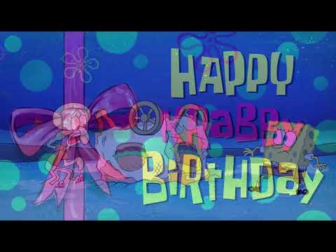 Spongebob Squarepants Happy Krabby Birthday part two