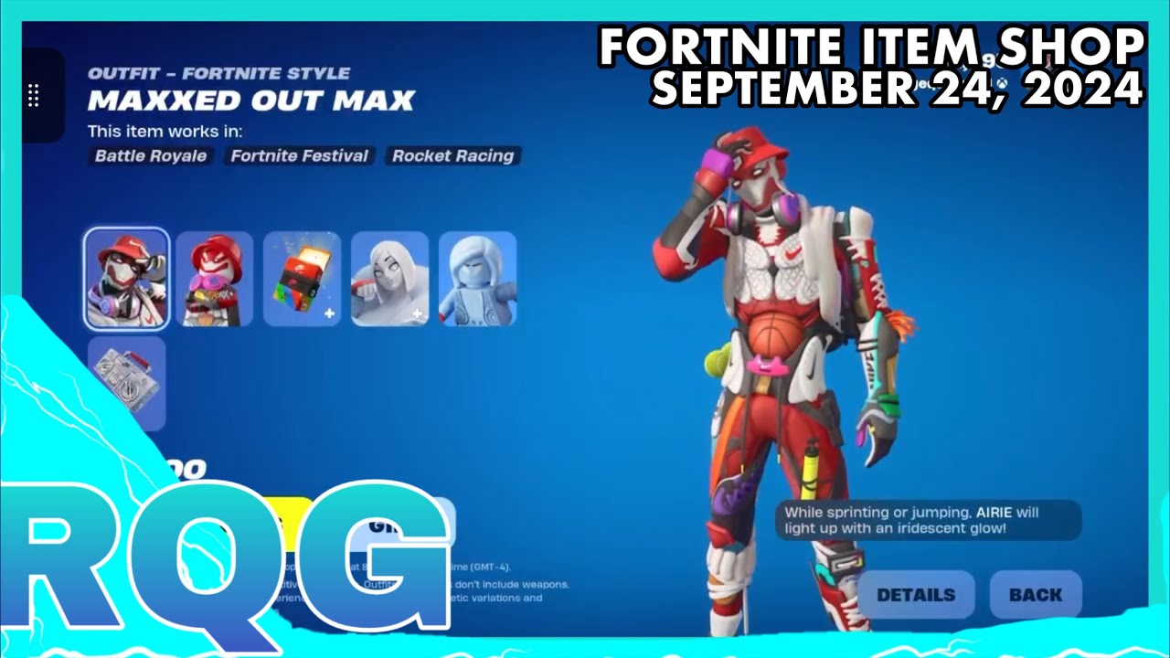 MARIGOLD PACK & ALL NIKE COSMETICS ARE BACK! FORTNITE ITEM SHOP (September 24, 2024)