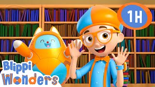 Biblioteca Blippi: Loving The Library | Blippi Wonders | Educational Kids Videos | Moonbug Kids