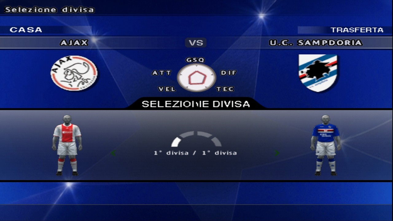 PES2010 | AJAX - SAMPDORIA