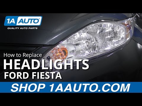 How to Replace Headlights 11-13 Ford Fiesta