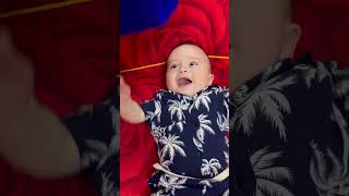 Our little miracle True happiness lives in these moments 🤍🩵🥹👼🏻🥰