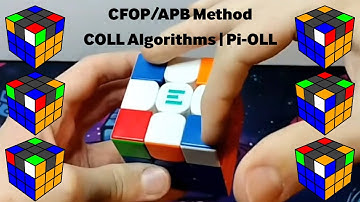 COLL Pi, COLL Algorithms + Finger Tricks | CFOP Method and APB Method