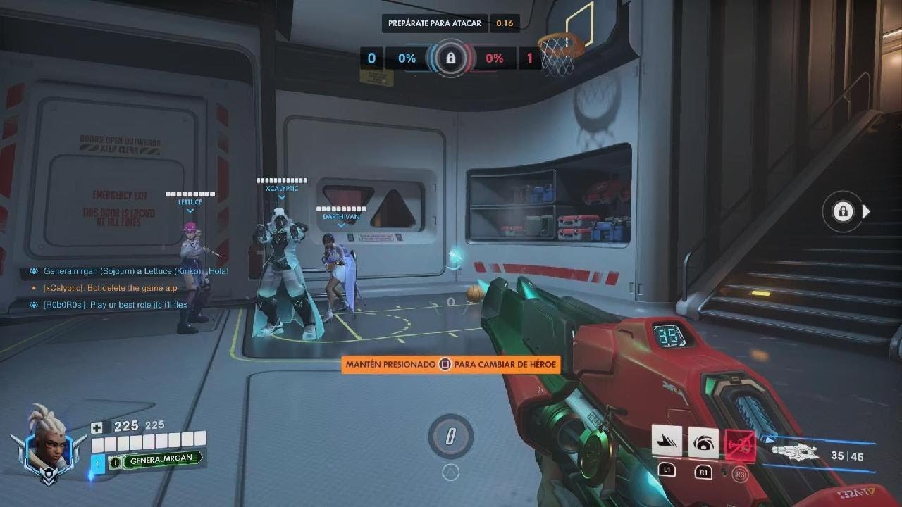 Overwatch partida rara