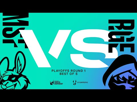 LEC Spring Playoffs Round 1 Match 3 - MSF vs RGE - BO5