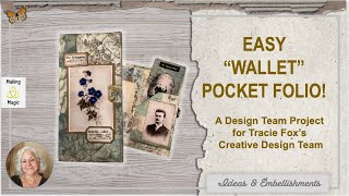 🦊 EASY “Wallet” Pocket Folio! 🦊 - CDT Tracie Fox Creative (Ad Feature)