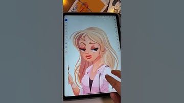 Adobe illustrator + iPad❤️ #drawingprocess #characterdesign #adobeillustrator