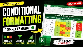 Conditional Formatting Complete Guide | 5 min Full tutorial 🔥