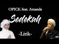 Opick Feat. Amanda - Sedekah - Lirik