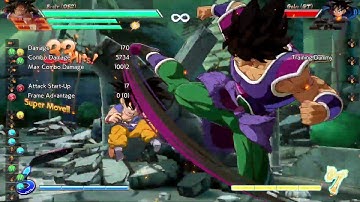 DBFZ V.1.20 - Solo S.Broly DR into M command grab
