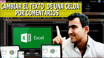 😱📢Como CAMBIAR el TEXTO de CELDAS por COMENTARIOS en Excel [ MACROS y TRUCOS en Excel]