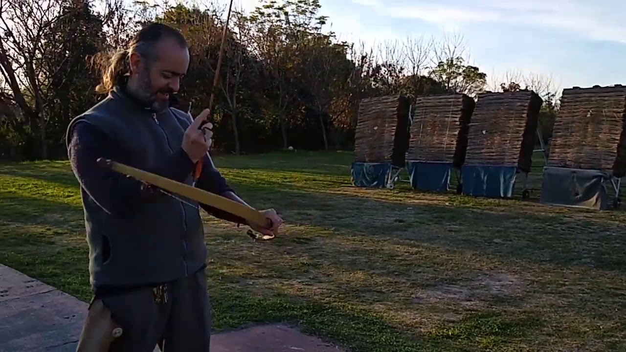 Canal JDB. Probando Arco Long Bow Mariano Mascello tampa