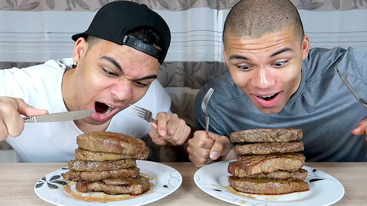 2.000 GRAMM STEAK CHALLENGE !!! | Kelvin und Marvin