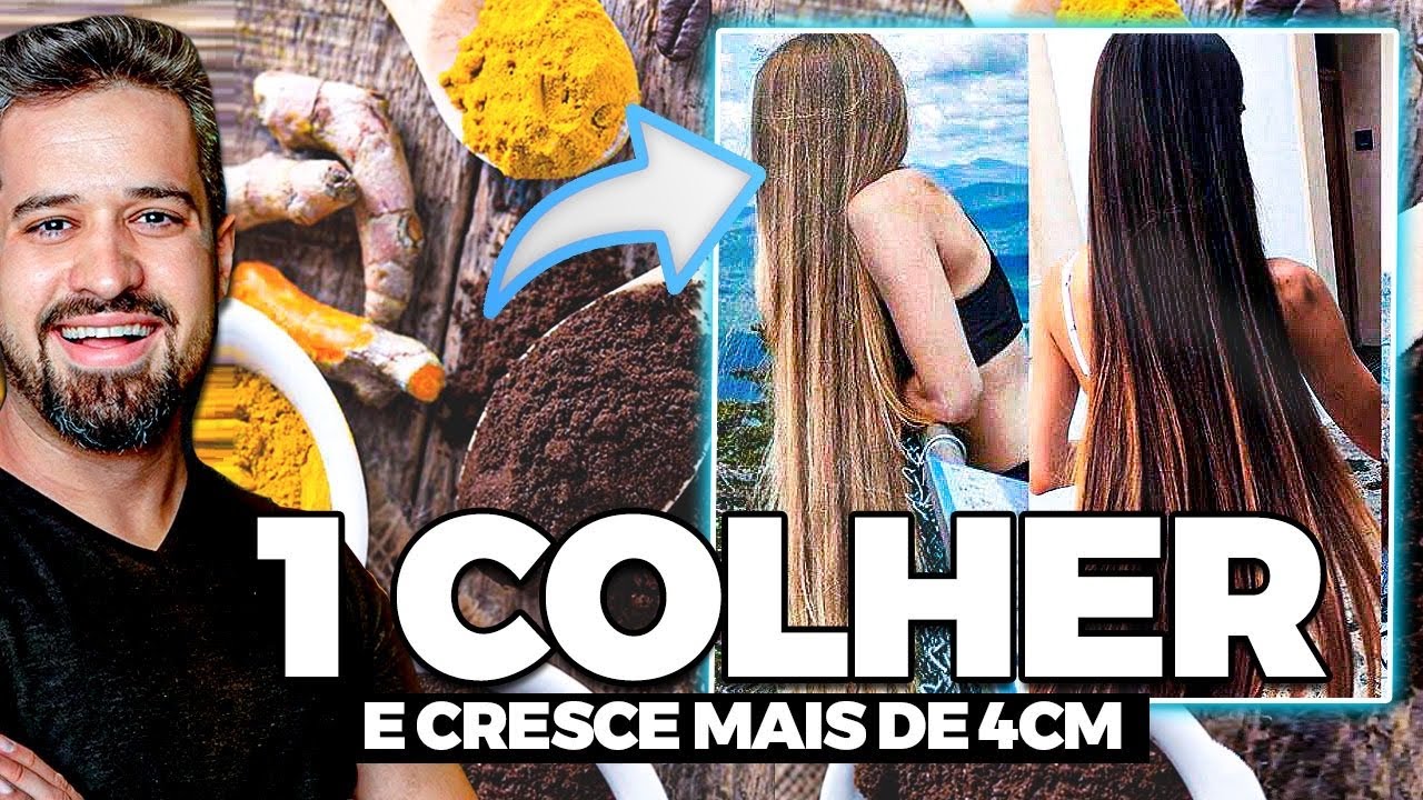 MISTURA DE limão, CAFÉ, BABOSA E AÇAFRÃO FAZ CABELO CRESCER MUITO | DR RENATO SILVEIRA