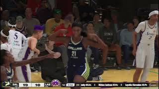 NBA 2K25 WNBA Gameplay: Dallas Wings vs Los Angeles Sparks - (Xbox Series X) [4K60FPS]