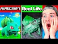 MINECRAFT POKEMON IN REAL LIFE | MEW, BULBASAUR & MORE!