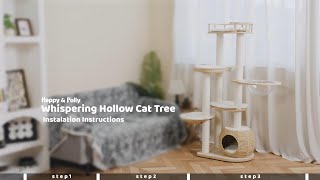 Whispering Hollow Cat Tree Installation Instruction