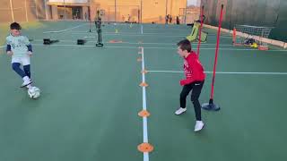 Individual Soccer Training Drill #2 on Tennis Court | Soccer Innovations™ screenshot 5
