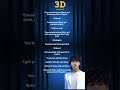 3d part 3#jungkook #ytshorts #bts #kpop ##lyrics #btsarmy #explore #koreansong