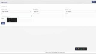 Creating A Customer In Ebis Cloud Erp
