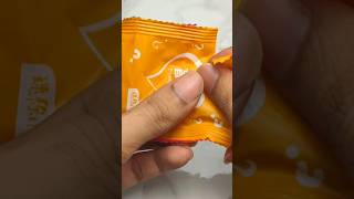 Mystery Orange Bottle Candy Chocolate #relaxing #asmr #shorts
