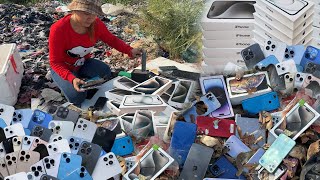 lucky Day​ ! Found iPhone 15 Pro Max Box But it...& ipad Mini 2 broken in Garbage Dump