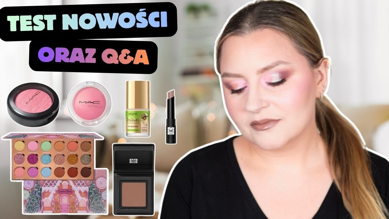 Test nowości + Q&A 🥳 MAC, MOB Beauty, Simply Posh Cosmetics Gingerbread Bakery