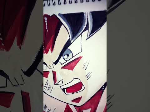 I draw Goku ultra instinct