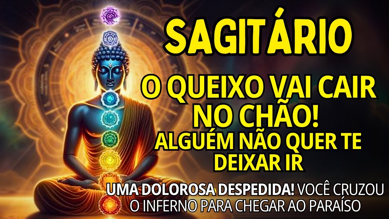 SAGITÁRIO ♐ O QUEIXO VAI CAIR NO CHÃO😱 ALGUÉM NÃO QUER TE DEIXAR IR! UMA DESPEDIDA QUE MUDA TUDO