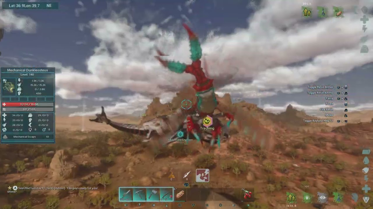 ARK Survival Ascended : Hunting the Bionic ARK mod creature