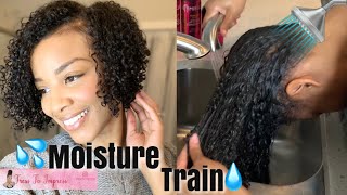 @Kimberly Cherrell 's TIPS FOR HOW TO MOISTURE TRAIN LOW POROSITY NATURAL HAIR | IT WORKS!!!