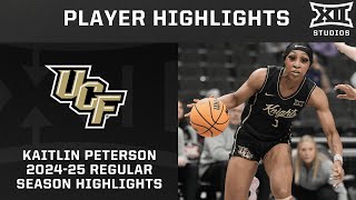 Kaitlin Peterson 2024-25 Regular Season Highlights | Big 12 Basketball