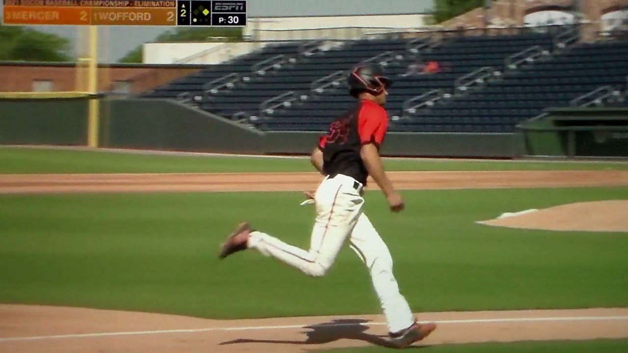 Mercer's Bill Knight hits 418 ft home run vs. Wofford in conf tourney