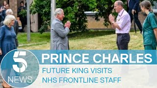 British Royal family return to public life as Prince Charles visits NHS frontline workers | 5 News