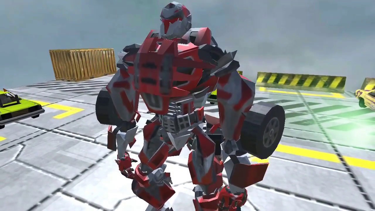Impossible Car Parking Tracks Transform Robot Game (Warm Milk ...