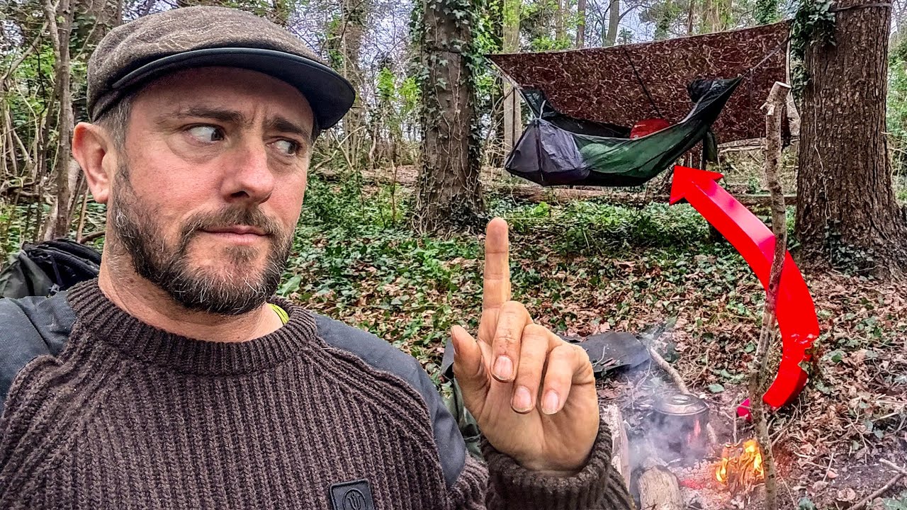 Solo Hammock Camping in British Woodland - This Hammock is UNREAL 🔥