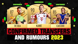 FIFA 24 | NEW CONFIRMED TRANSFERS & RUMOURS ?? ft. Kane, De Gea, Caicedo etc