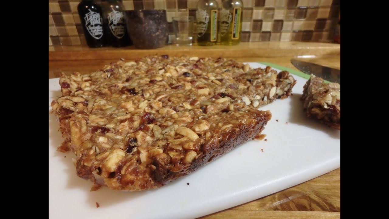 Healthy Honey and Almond bars YouTube