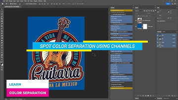 Spot Color Separation Using Channels in Photoshop – Tutorial (7 Color Separations)