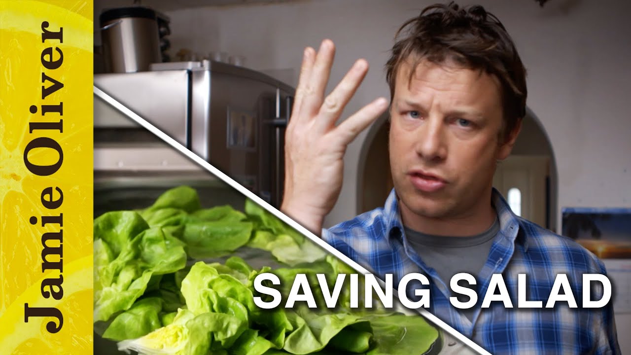 How to keep your salad fresh | Save with Jamie | Jamie Oliver