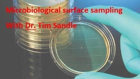 Microbiological environmental surface sampling using an agar contact plate