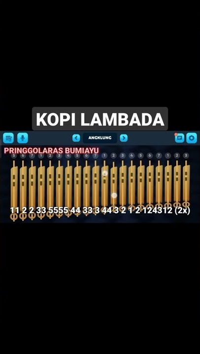 Not Angka Kopi Lambada #shorts #youtubeshorts