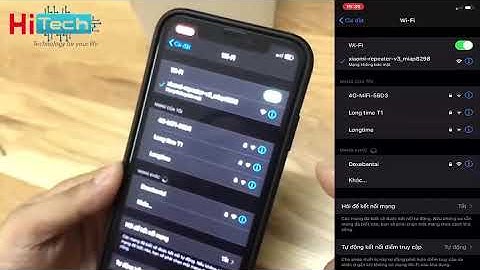 Hướng dẫn cách cài đặt kích sóng wifi của xiaomi