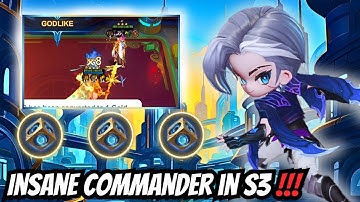 Aamon Commander in The Season 3‼️Brutal Commander in this meta |Magic chess : go go S3|