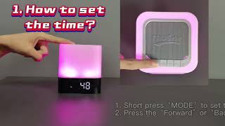 MUSKY DY28P How to use it? Multifunction Night Light Wireless Bluetooth Speaker！