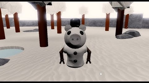 Getting Snow Piggy Badge Morph in Accurate Piggy RP!
